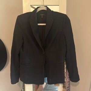 Ann Taylor Black Blazer Tailored Suit Jacket